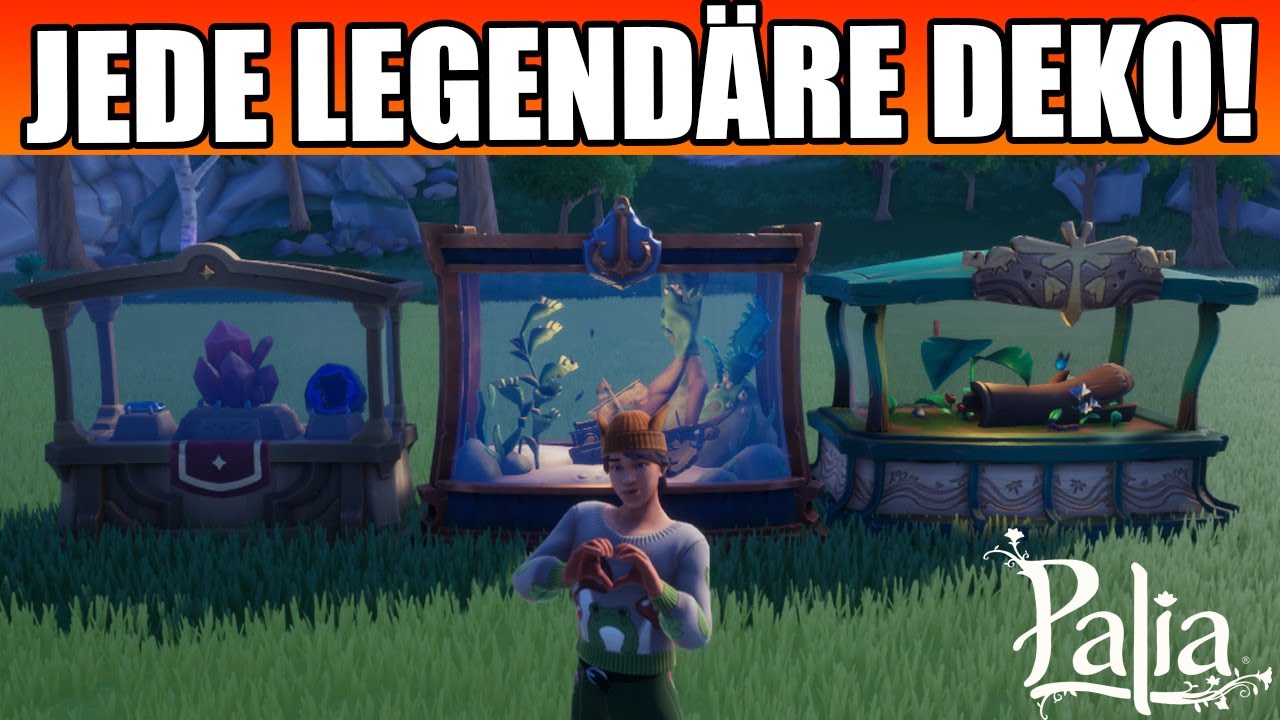 PALIA - Jede LEGENDÄRE Dekoration! 😍😊 PC / Nintendo Switch