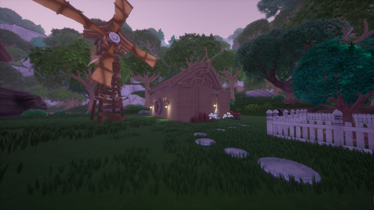 Meine scheune und das Windrad =)